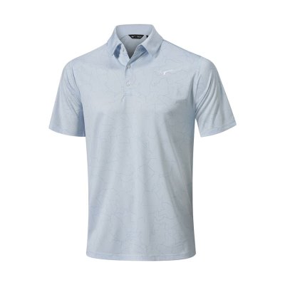 Camisa Polo Mizuno Fragma Hombre - Azules Claro - Chile M389OMYHCB